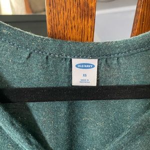 Sparkly green old navy blouse